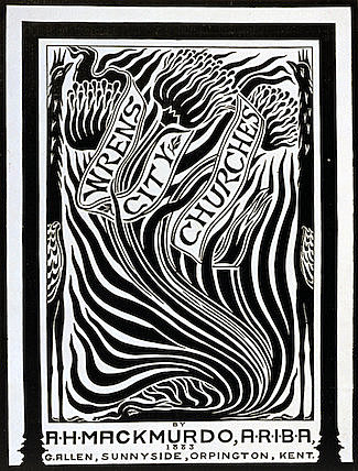 Cubierta del libro "Wren City and Churches" de William Morris