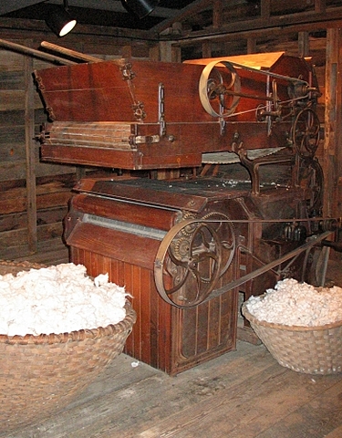 Cotton Gin & Slaves