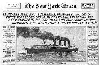 Hundimiento del Lusitania