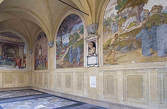 Frescos del claustro de la Annunziata