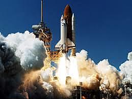 La invención de los cohetes y la conquista espacial.