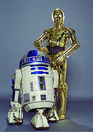 Stars wars sort au cinéma avec R2D2 et C3PO