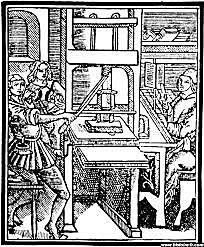 l'invention de l'imprimerie