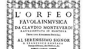 La première de l'opéra Orfeo (le premier opéra de l'histoire)