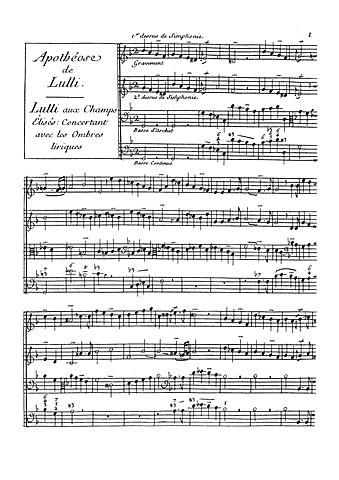 L'édition de la première partition