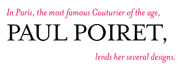 A fitting at Paul Poiret