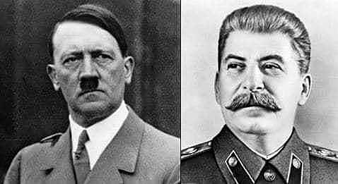 Hitler firma con Stalin el Pacto Germano Soviético