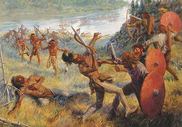 Nybyggere kom til Amerika