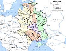 German offensive to the east