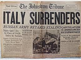 Italy surrenders