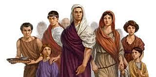 Visión de la familia- Antigua Roma 400 dC
