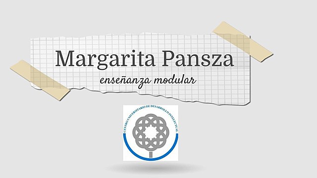 Margarita Pansza-Crítica/reconceptualista