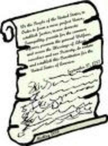US  Constitution signed