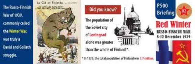 Russian army into Finland (Finns surrender in three months)