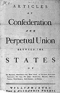 Articles of confederation