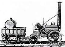 Stephenson's steam locomotive