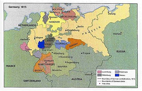 German States: Germanic Confederation Established