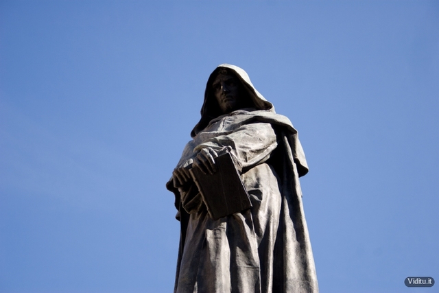 Giordano Bruno is burned