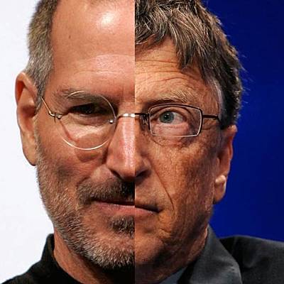 Timeline: Bill Gates vs Steve Jobs