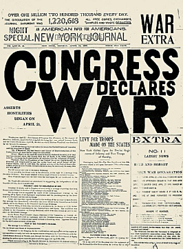 U.S Declares War on Spain