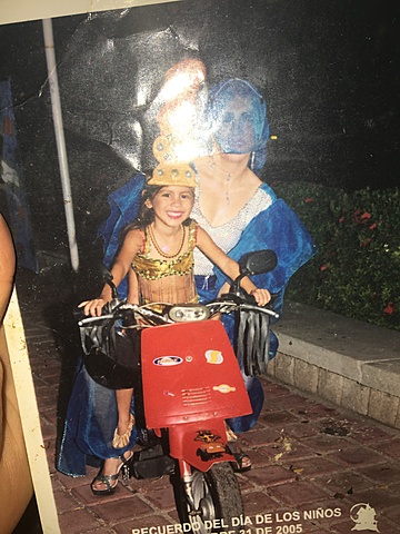 cuando me disfrace con mi mama