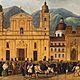 Plaza mayor de bogota 1840