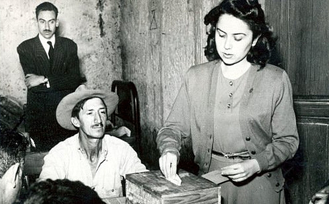Voto femenino en México