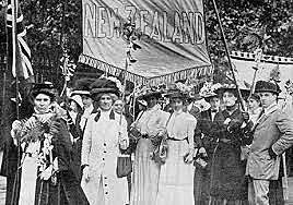New Zealand grants women suffrage