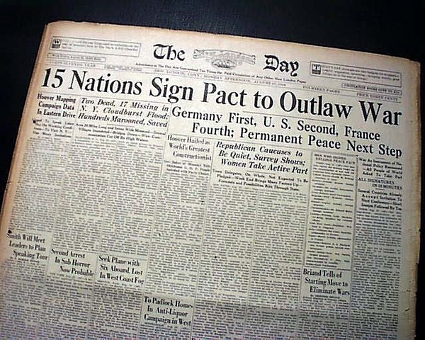 Kellogg-Briand Pact (outlawing war)