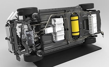 Motor de carro con inyeccion de hidrogeno