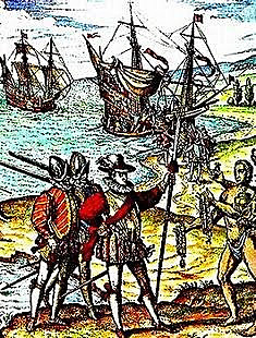 Llegada de los españoles al Tahuantinsuyo