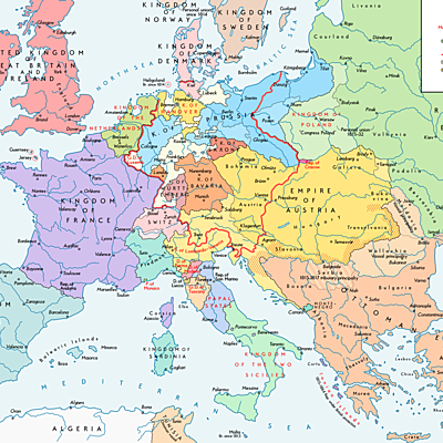Timeline: Reform, Revolution, Reaction: The European States, 1815-1850