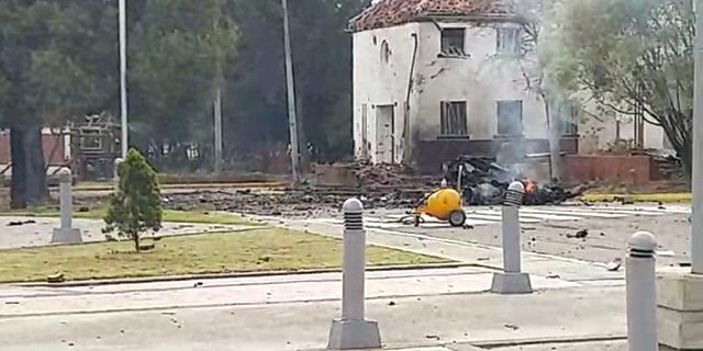 Carro bomba en la Escuela General Santander