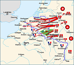 German army invaded most of western Europe