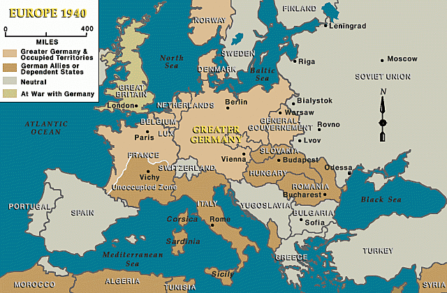 Germany invide most of western Europe