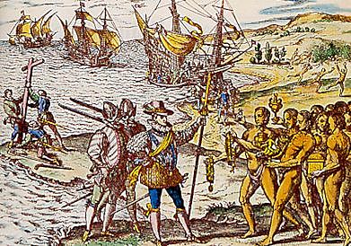 Discovery of America by Christopher Colombus