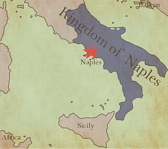Alfonso V conquers the kingdom of Naples.