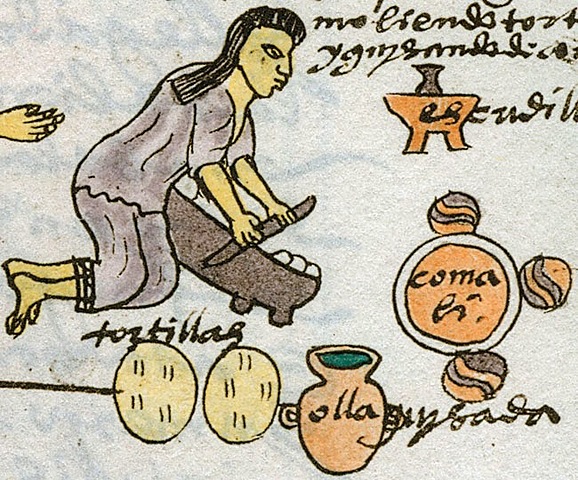 Algunos utensilios de la época prehispánica