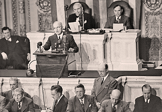 Harry Truman Promises to Fight Communism