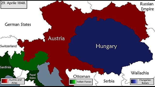 Revolt in Austrian Empire