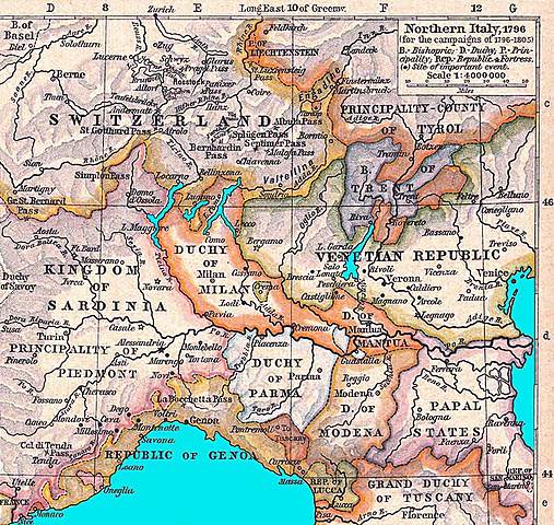 Austrians reestablish control in Lombardy and Venetia