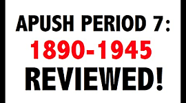 Timeline: APUSH - Period 7 Part 3