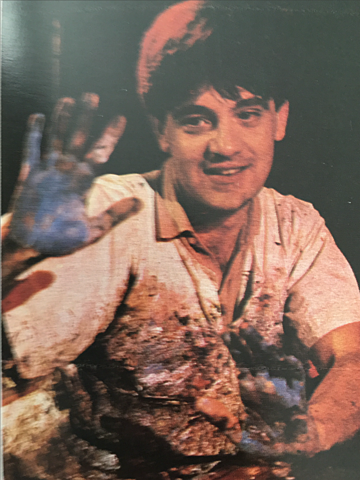 A primeira vez que Luiz Gasparetto psicopictografou em uma tela