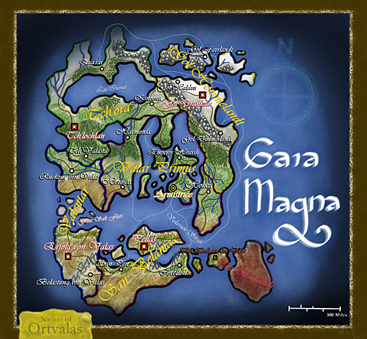Map of Gaia Magna