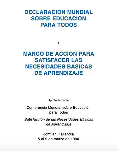 Conferencia Educación para todos