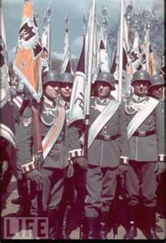 Hitler begins military buildup