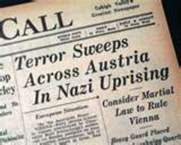 Hitler takes Austria