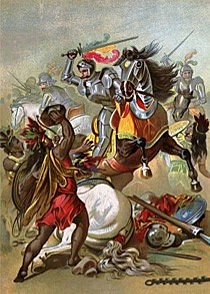 Spanish conquistadors' Sorrowful Night