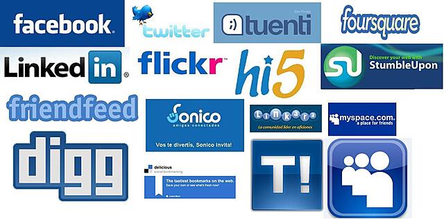 Redes sociales actuales