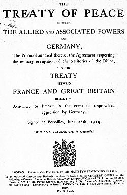 Violation of the Treaty of Versailles
